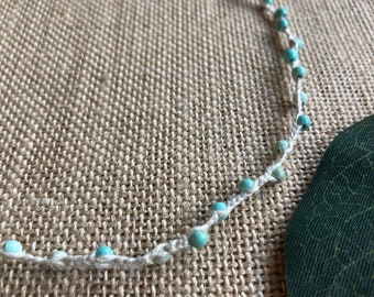 thin hemp necklace