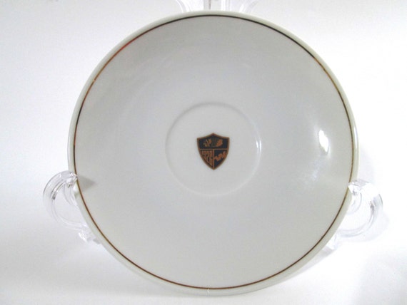 4 Western Airlines 1926 Logo ABCO China 5 1//2/" Dessert//Bread Plates First Class*
