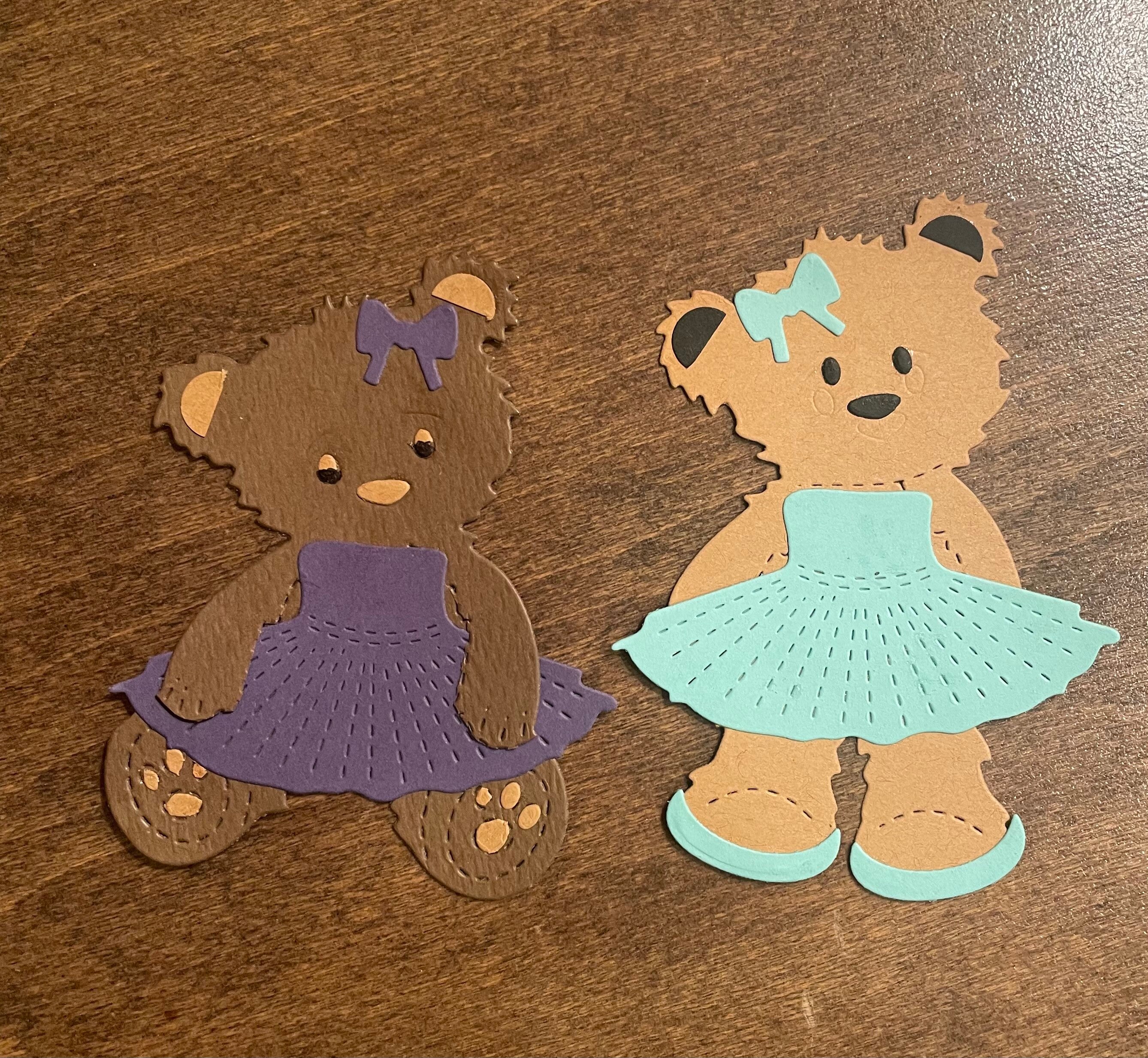 Teddy Bear Die Cuts - Etsy