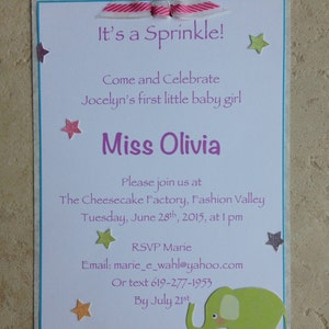 Baby Elephant Baby Announcement (Fully Customizable)