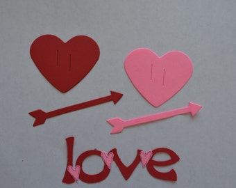 Handmade Paper Pieced Love and Die Cuts Bundle