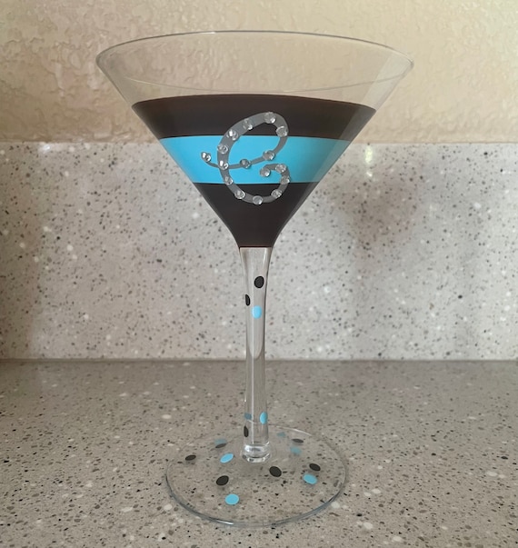 Personalized Martini Glasses