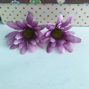 Margaritas lilas medianas