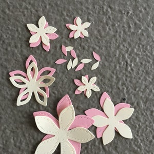 Pretty Petals #3 Paper Die Cut Flowers