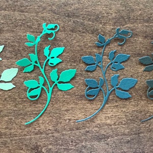 Floral Leaf Die Cuts