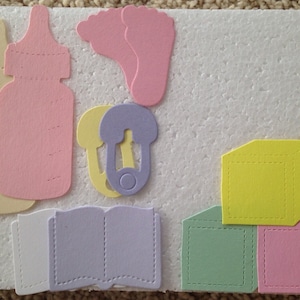 Baby Girl Die Cuts Bundle with Blocks