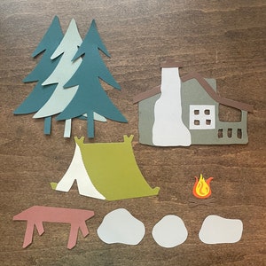 Jumbo Camping Die Cuts