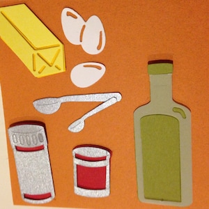 Quickutz Baking Ingredients Die Cuts