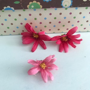 ミニピンクフラワー4個セット