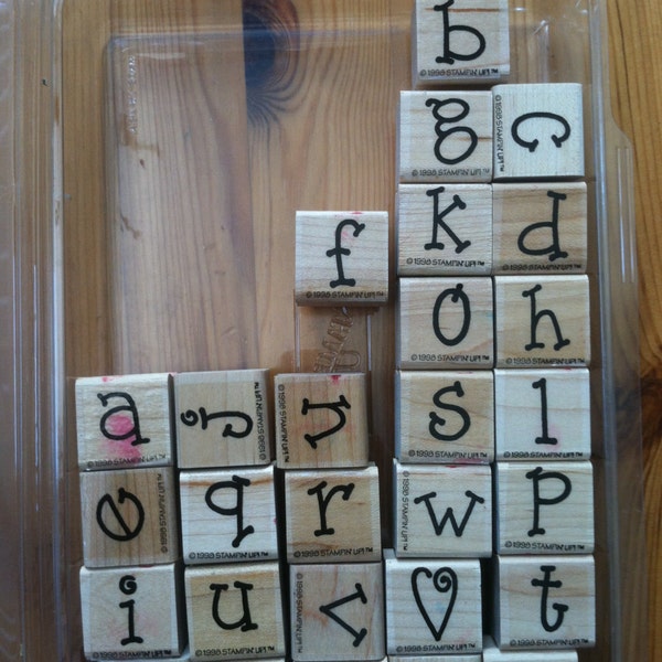 Alphabet Appeal Lower alphabet stamp set by Stampin Up