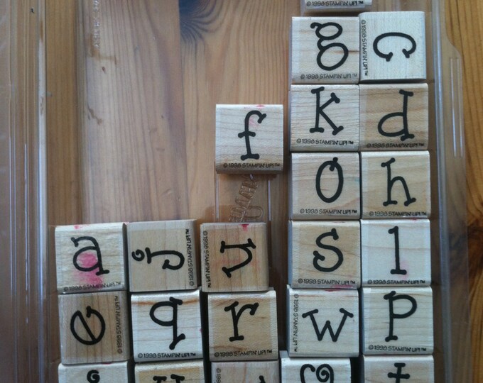 Alphabet Appeal Lower Alphabet Stamp Set by Stampin Up Etsy