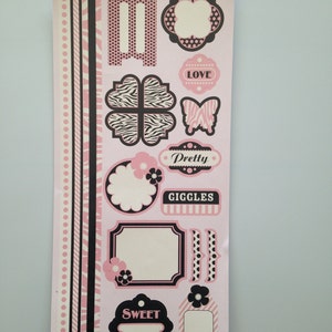 Pretty in Pink Stickers - Style 1