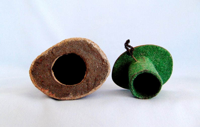 Very Rare Antique German Paper Mache Belsnickle Nikolaus/santa Candy