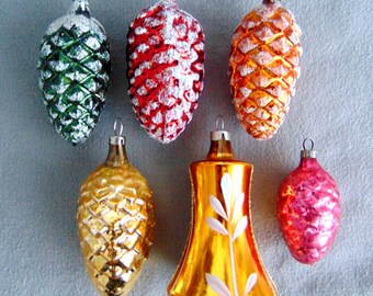 13 Vintage German and Czech Christmas Tree Ornaments - Etsy