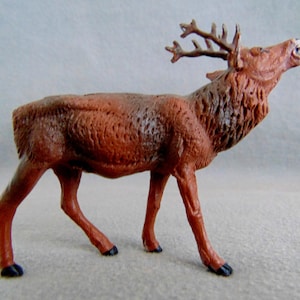 Antique German Erzgebirge Christmas Display Ornament Deer