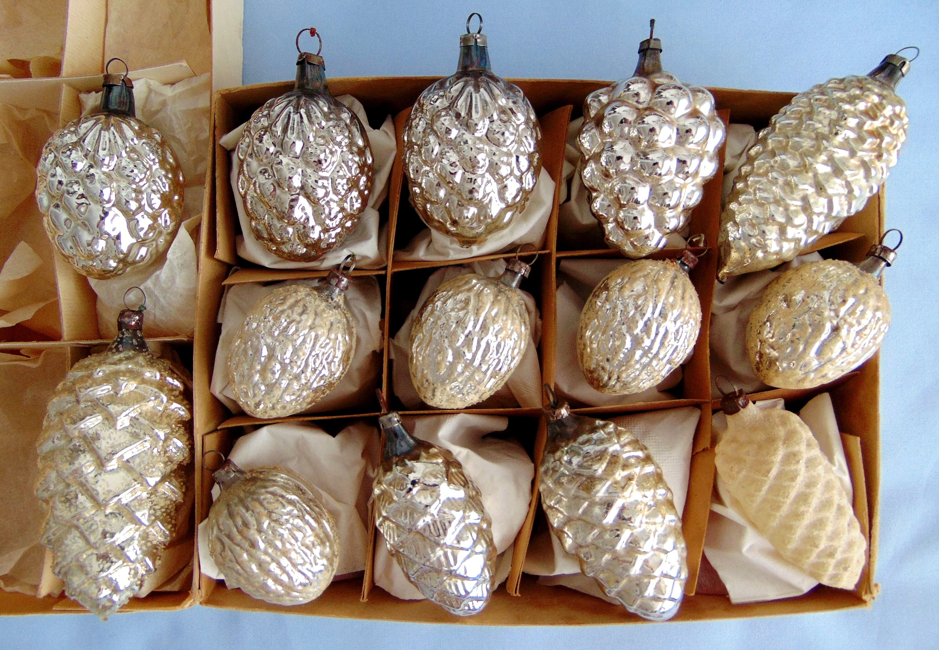 14 Antique German Lauscha Glass Christmas Tree Ornaments - Etsy 
