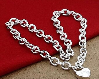 tiffany style heart necklace