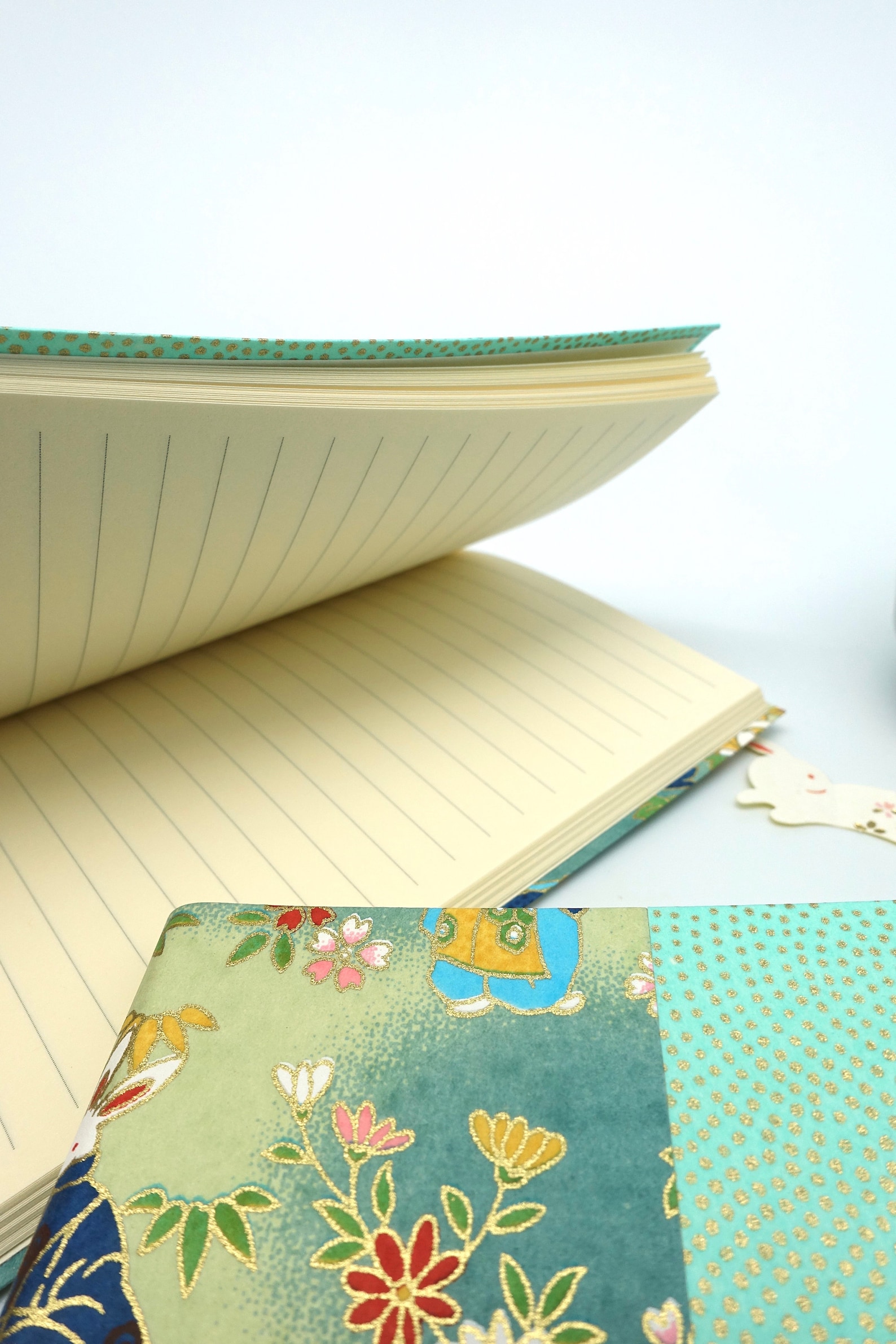 Japanese paper diary Zeninspired pocketbook kawai rabbit Etsy