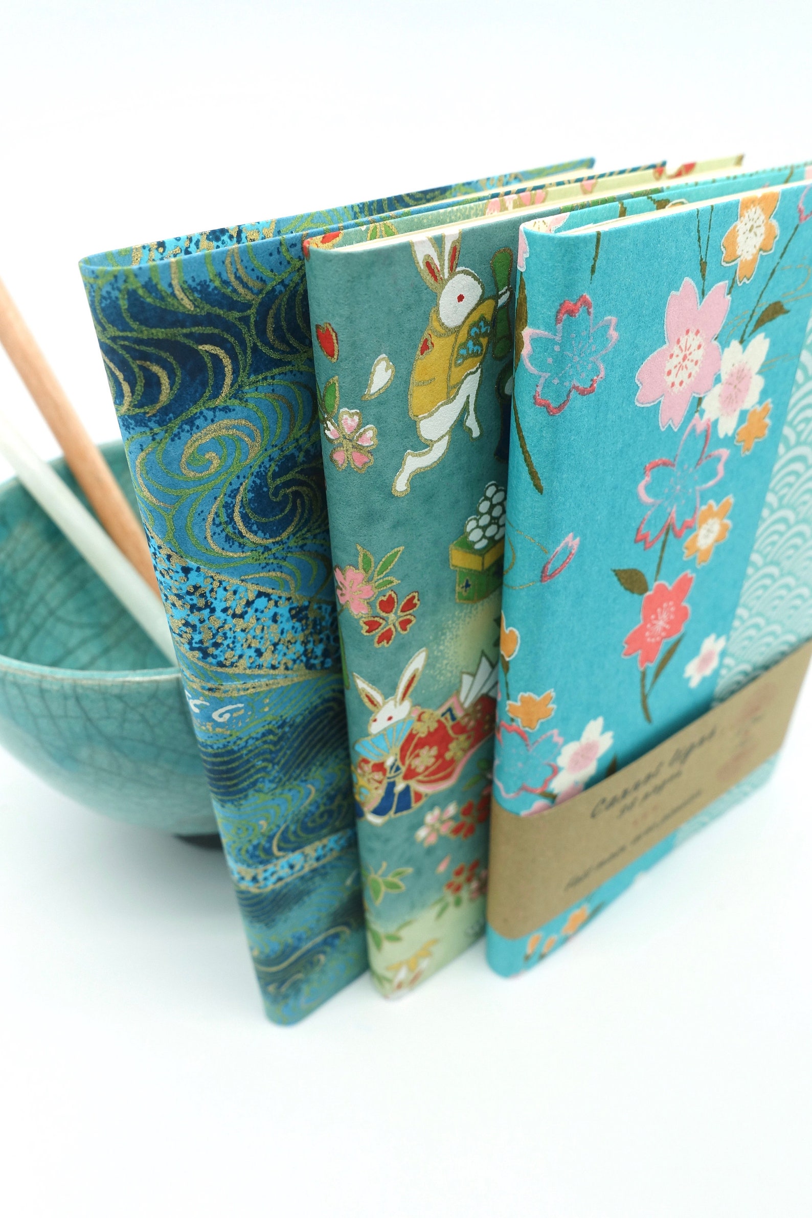 Japanese paper diary Zeninspired pocketbook kawai rabbit Etsy