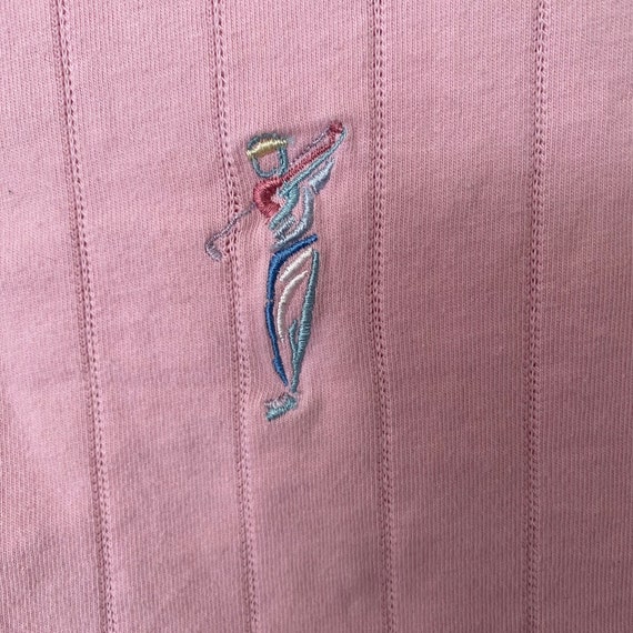 Vintage 80s Fairway Outfitters Pink Cropped Golf … - image 3