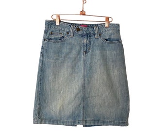 Vintage Y2K The Limited Jeans Denim Mini Skirt Size 0
