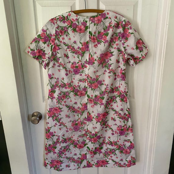 Mendel Creation Vintage Dress Pink Floral Mod Dre… - image 4