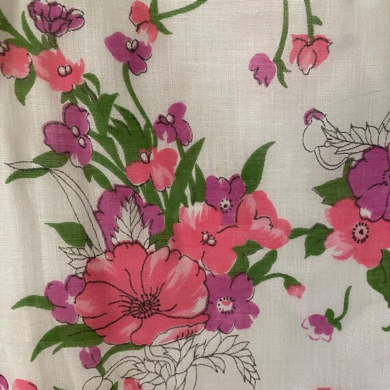 Mendel Creation Vintage Dress Pink Floral Mod Dre… - image 3