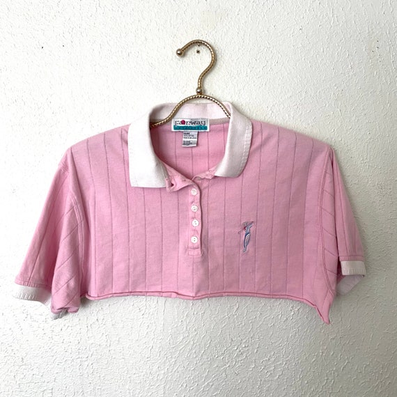 Vintage 80s Fairway Outfitters Pink Cropped Golf … - image 2