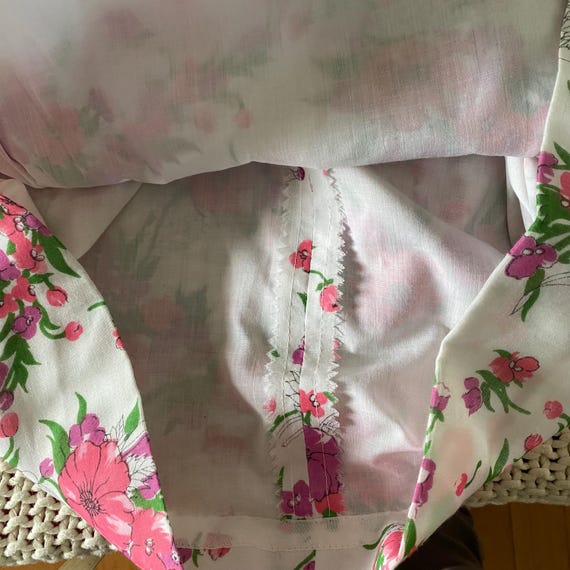 Mendel Creation Vintage Dress Pink Floral Mod Dre… - image 7