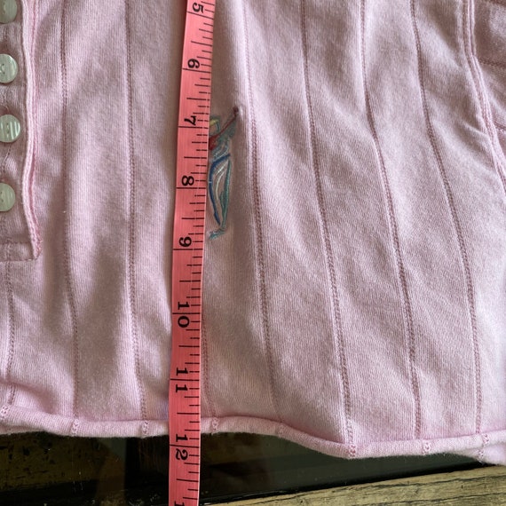 Vintage 80s Fairway Outfitters Pink Cropped Golf … - image 10