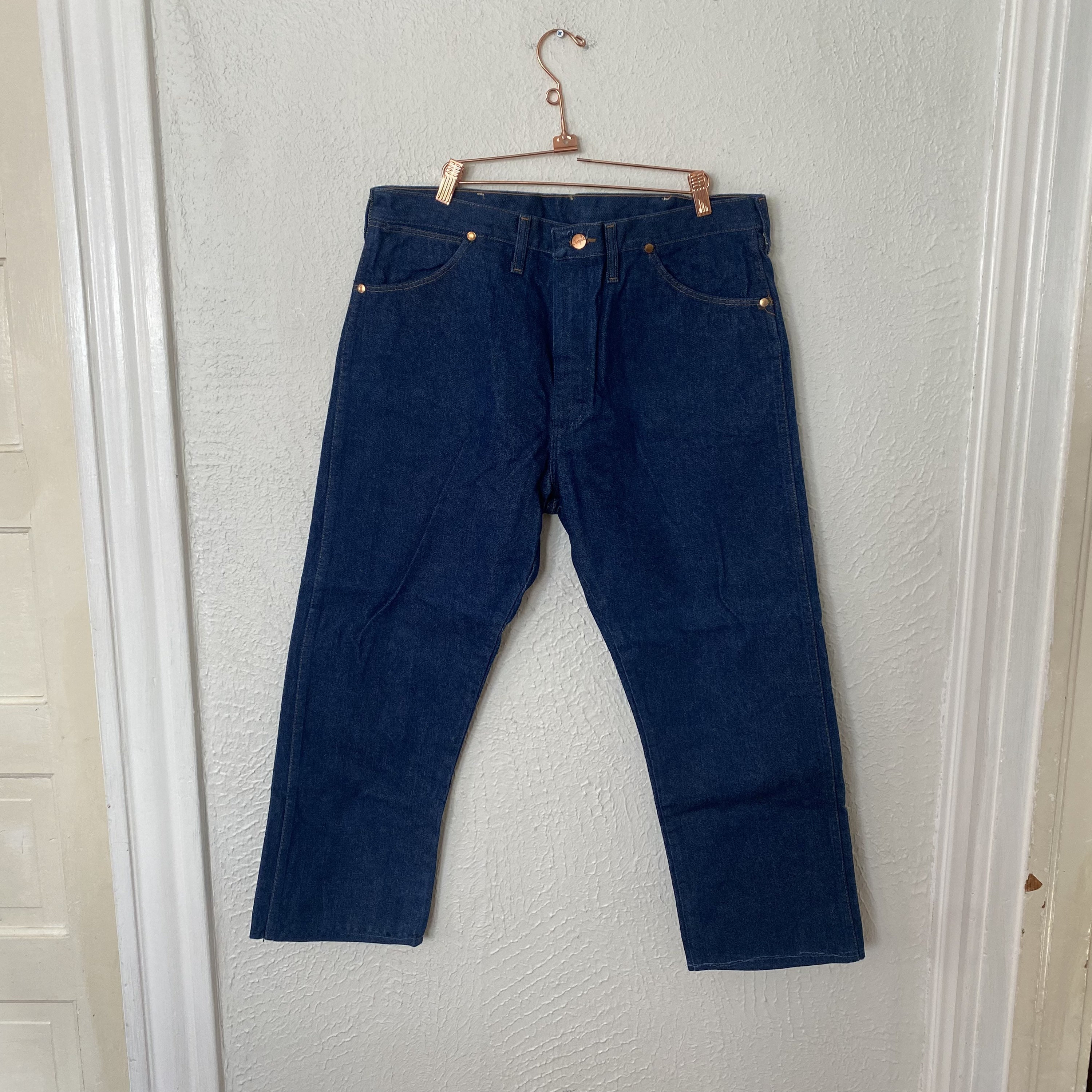 70s〜80s Wrangler 13MWZ Vintage 70s/80s Wrangler 13MWZ Faded Blue Denim Cowboy Jeans