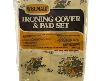 NEW Vintage Mid Century Welmaid Brand Ironing Board Cover and Pad Set Made In USA