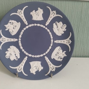 Wedgwood Portland Blue Jasperware Plate