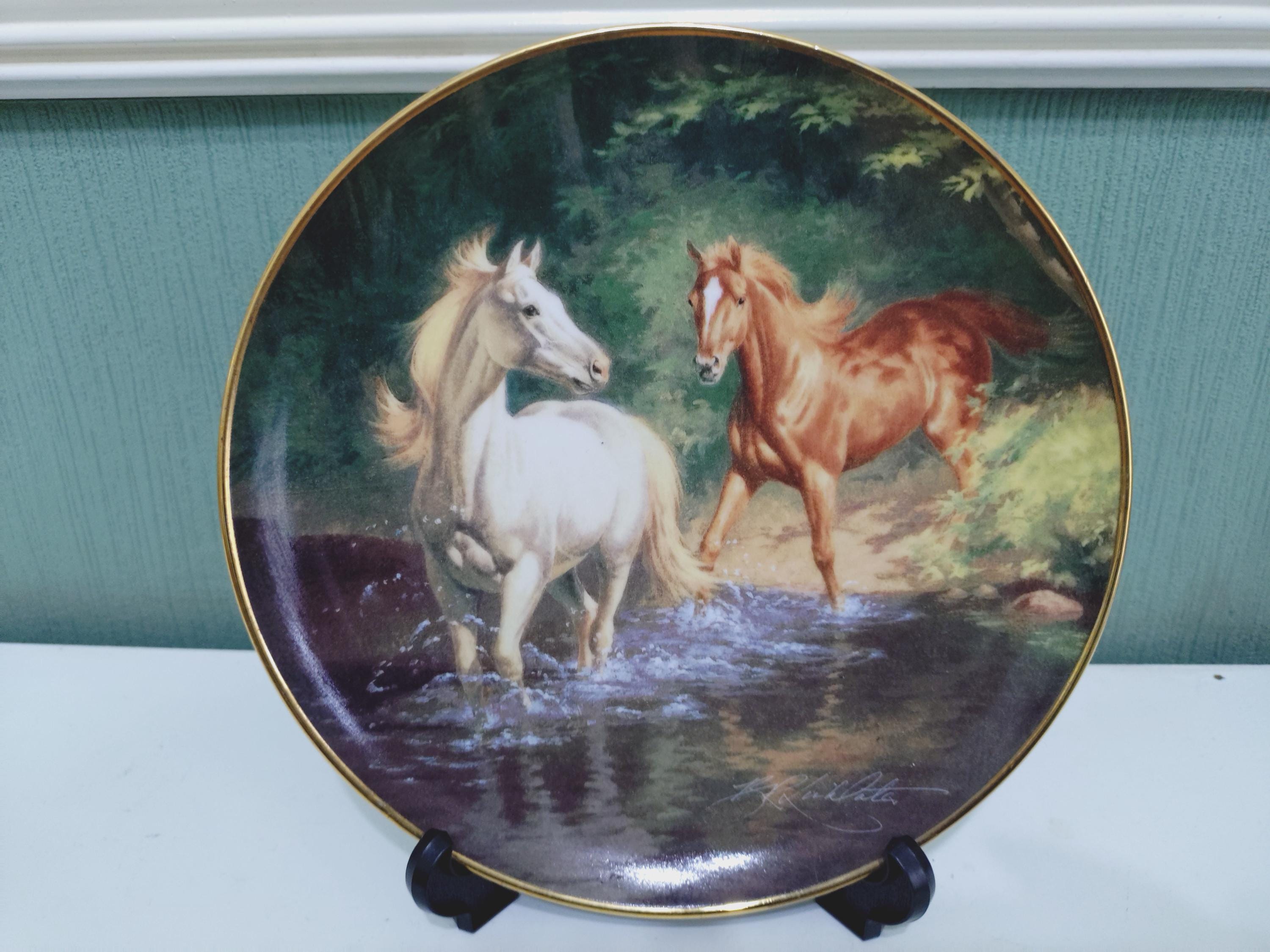 Franklin mint porcelain horses - Etsy 日本