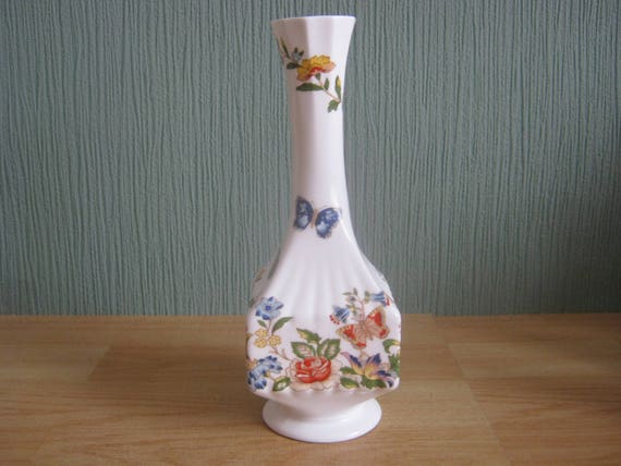 Vintage Aynsley Cottage Garden Vase Etsy