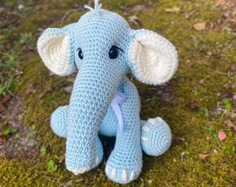 Crochet Elephant Plush named Sprout