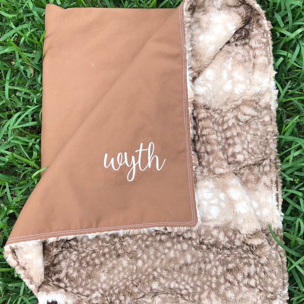 Baby Brown/Deer Hide Blanket