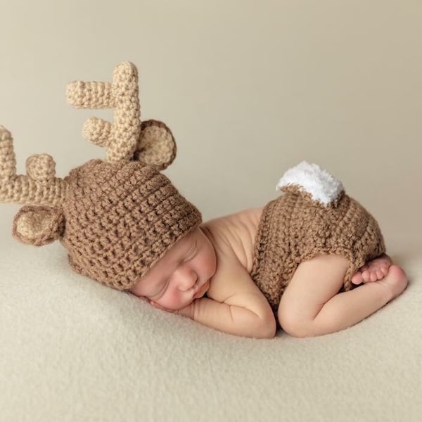 Crochet Deer Hat Etsy