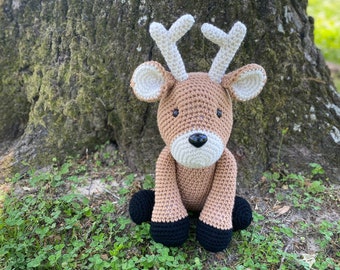 Buckley the Deer: Crochet Plush Deer Stuffed Animal