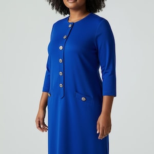 Cobalt Blue Dress - Etsy