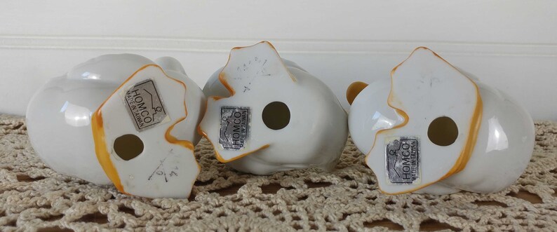Homco Duck Set Set of 3 Homco Ducks Duck Decor Baby Ducks Cute ducks fall decor farm animals birds bird decor made in taiwan