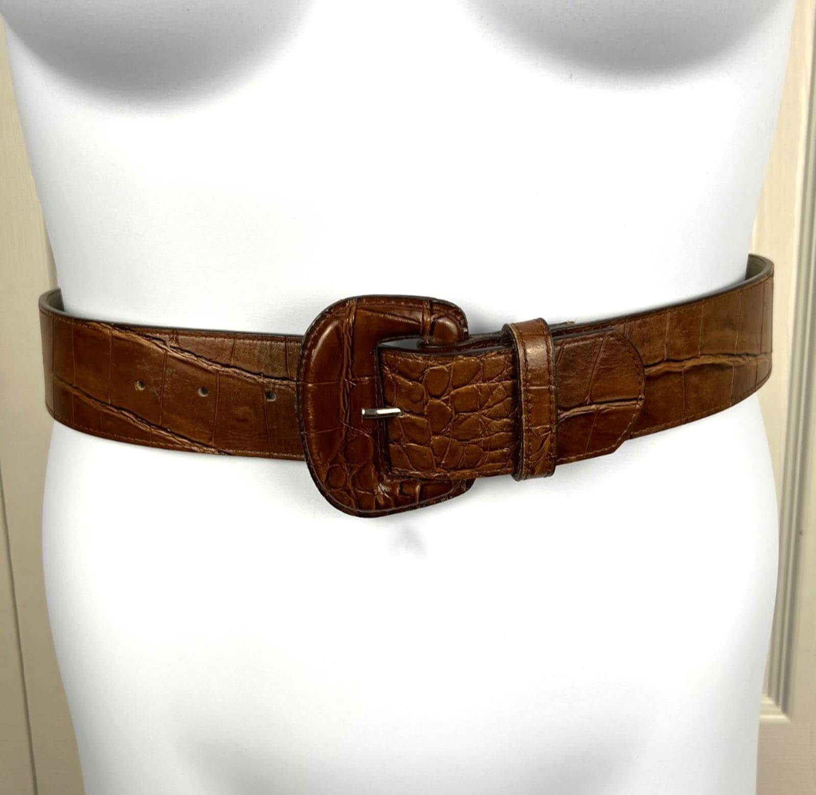 Wide Alligator Belt - Etsy display picture 1