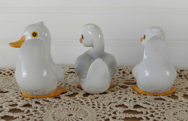 Homco Duck Set Set of 3 Homco Ducks Duck Decor Baby Ducks Cute ducks fall decor farm animals birds bird decor made in taiwan