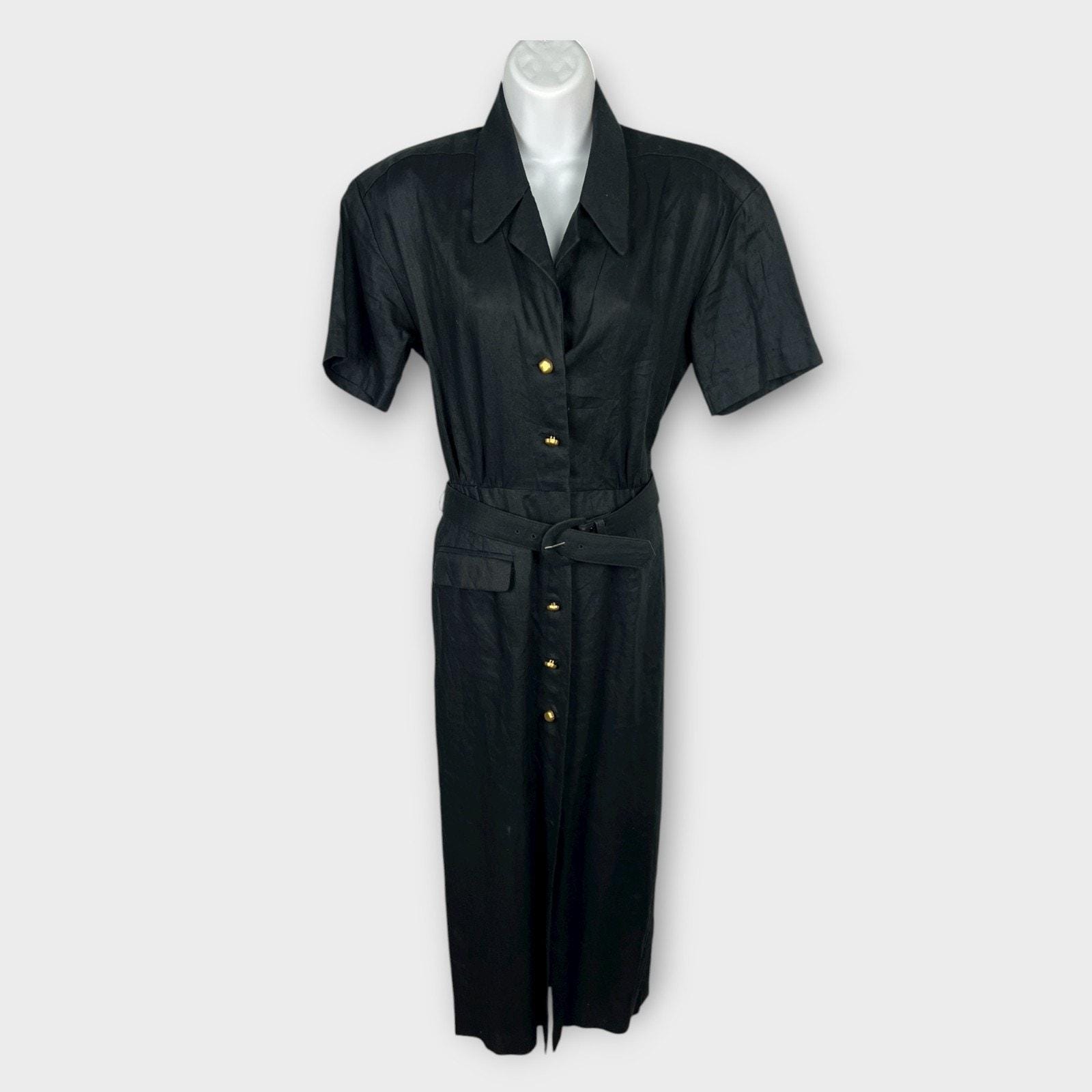 Black Short Sleeve Maxi Dress