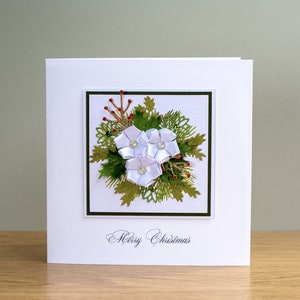 Joyeux Noël - Carte de Noël faite main personnalisée - Carte fantaisie - Cadeau spécial Noël - 3D