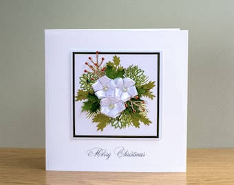 Joyeux Noël - Carte de Noël faite main personnalisée - Carte fantaisie - Cadeau spécial Noël - 3D