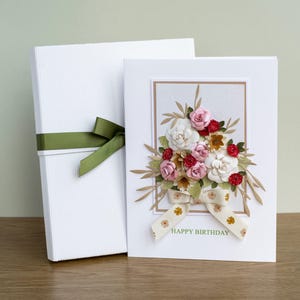 Handmade Greeting Card - Birthday Card - Personalised Card - 3D - Customisable - Card for Mum - Special Gift