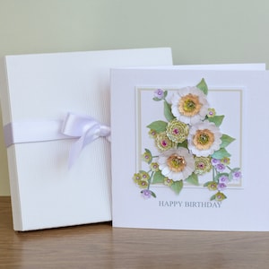 Handmade Greeting Card - Mum's Day Card - Personalised Card - Birthday Card - 3D - Customisable - Special Gift