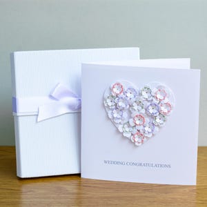 Fancy Personalised Handmade Wedding Card - Special Card - Luxury Card
