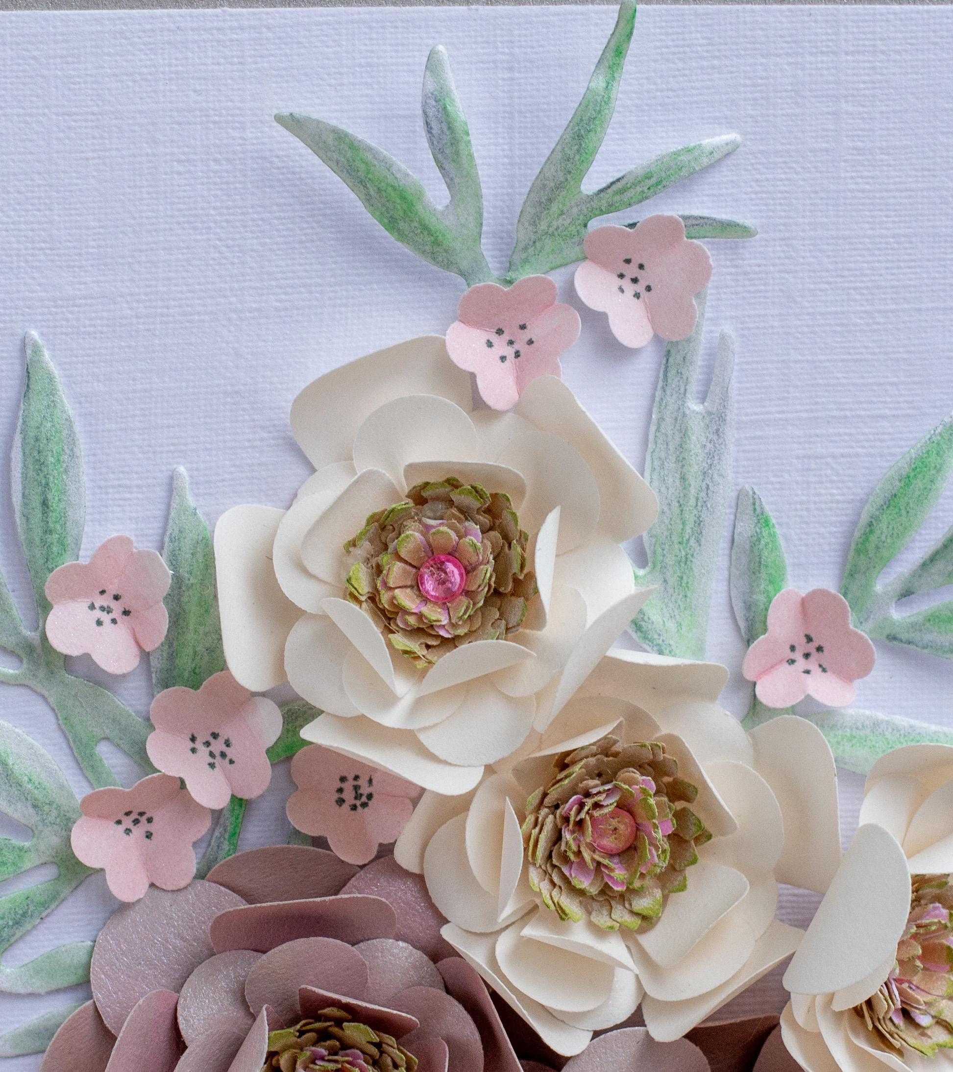 Handmade 3D Floral Birthday Card for Mum – Personalized Gift - Etsy